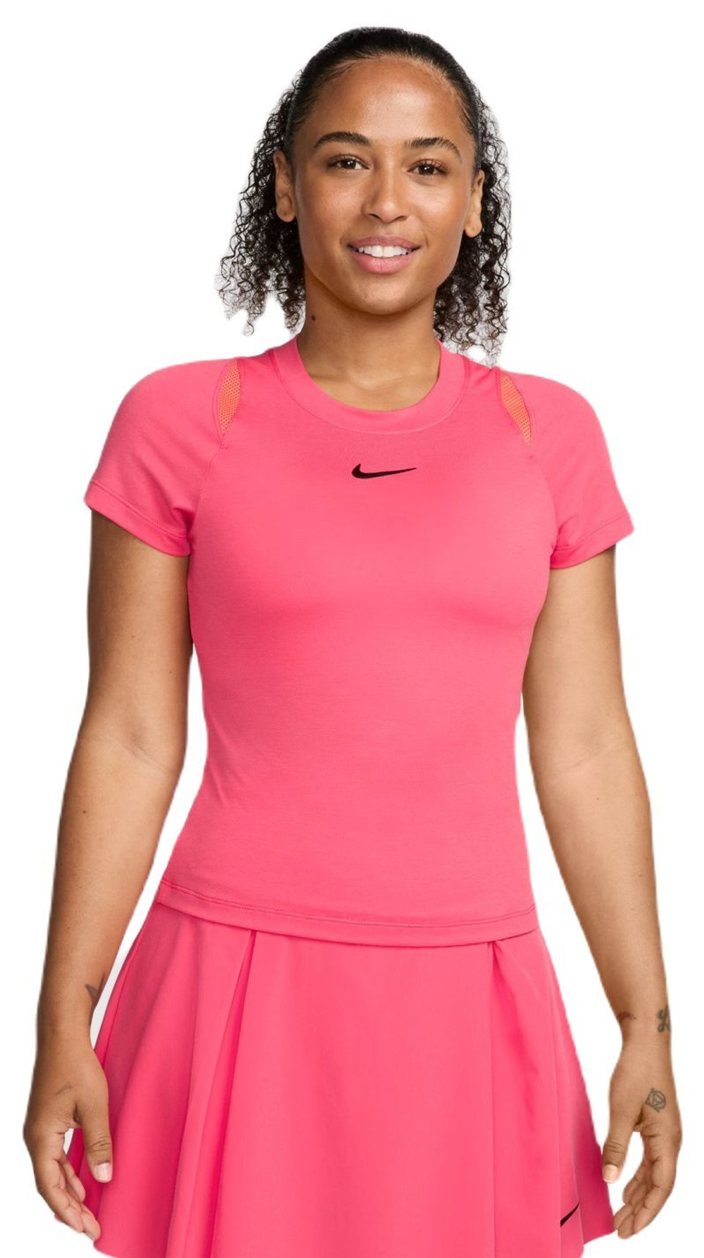 Женская теннисная футболка Nike Court Dri-Fit Advantage - Розовый