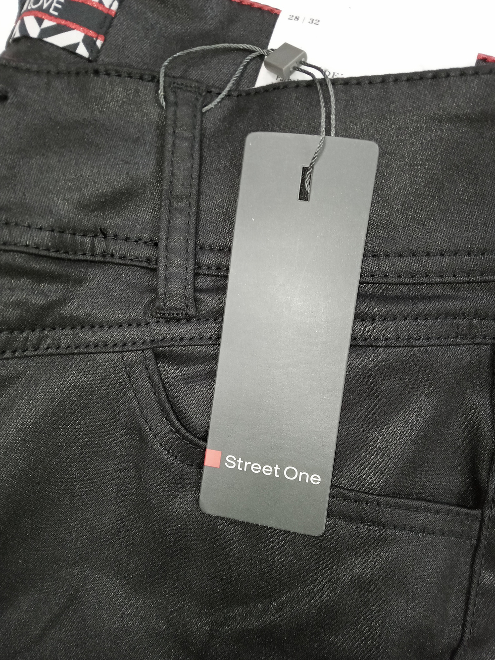 Джинсы Street One женские зауженные ,стрейч,цвет черный. Размер 28/32 - 44/46 русский