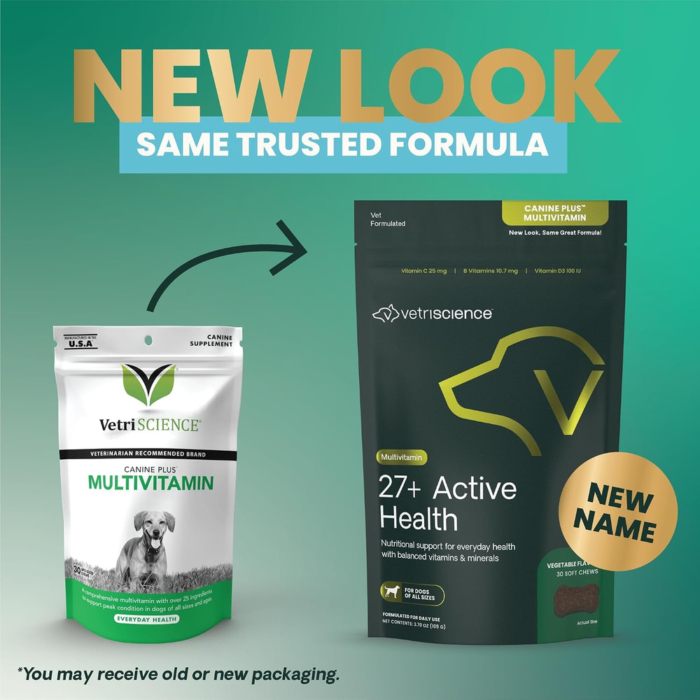 Vetri-Science Canine Plus Multivitamin, витамины в лакомстве, уп.30 шт