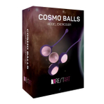 Вагинальные шарики, тренажер кегеля Cosmo Balls (Цвет: розово-фиолетовый)