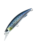 Воблер для рыбалки DUO Rough Trail Blazin 70, ANAZ173 Sagoshi Blue Pink Zebra, 70 мм, 20 г, быстро тонущий, минноу