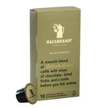 Кофе в капсулах Hausbrandt Decaffeinato, 4 упаковки по 10 шт