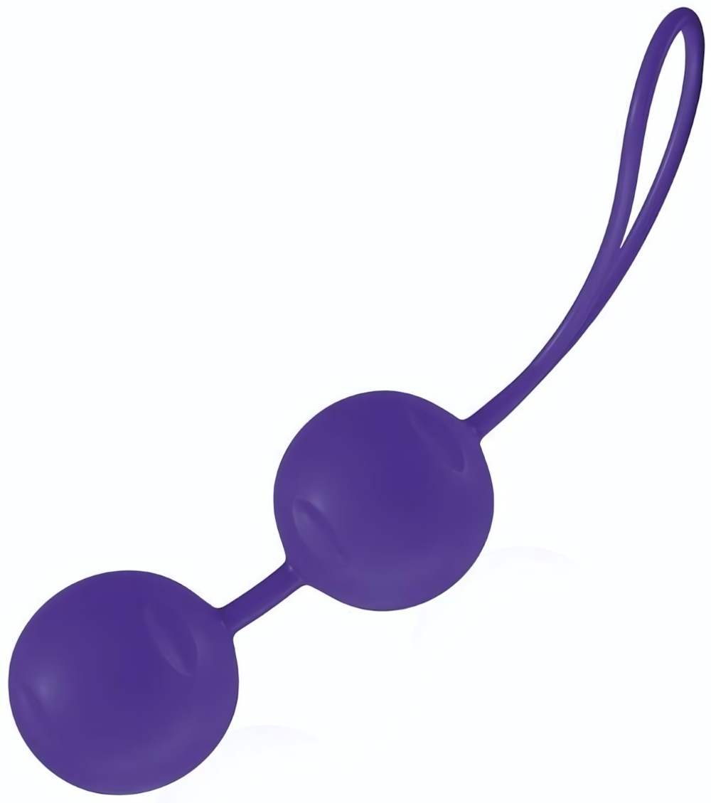 Фиолетовые вагинальные шарики Joyballs Trend (Цвет: фиолетовый)