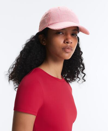 OYSHO Кепка из 100%-го хлопка в полоску, красный
