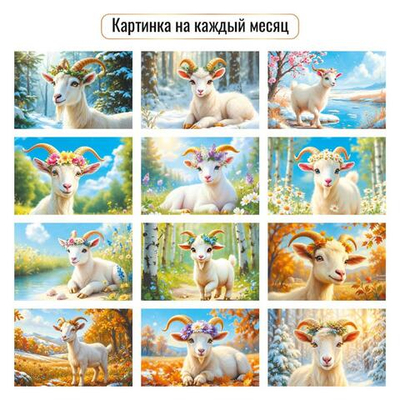 Календарь отрывной на магните 2027 "Символ года" 10335 (Квадра)