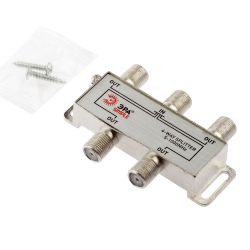 Делитель ТВ ЭРА SIMPLE DS-F-03 4 ответвления под F разъём 5-1000 МГц упаковка 1 шт | Электротовары