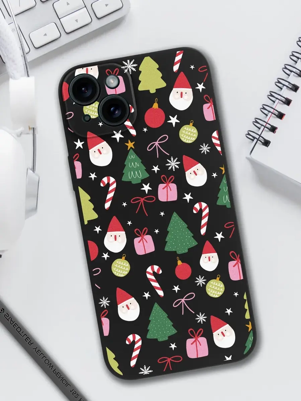 Чехол на iPhone 14 Plus новогодний