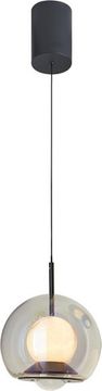Светильник подвесной LED 10W 3000К 4031/00/01P чёрный/прозрачный Geolight Stilfort