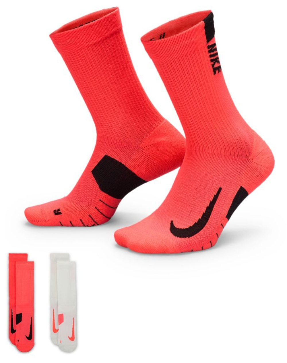 Теннисные носки Nike Multiplier Crew 2P - разноцветный