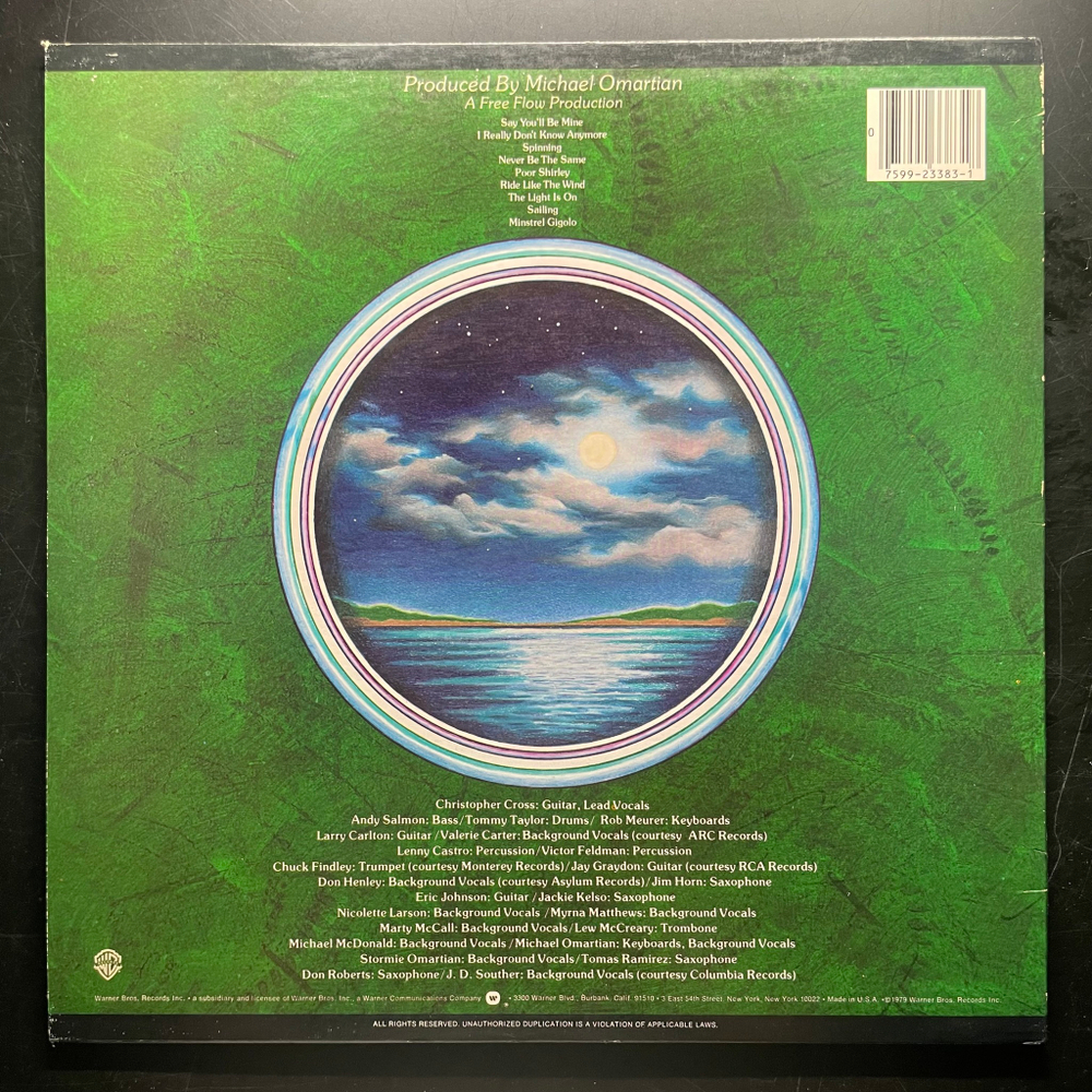 Christopher Cross ‎– Christopher Cross (США 1979г.)