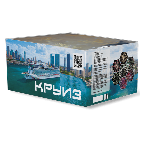 Батарея салютов КРУИЗ (100/1,2) ССК 7602 NEW