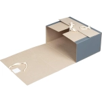 Папка архивная Дело на 4-х завязках Attache А4 150 мм картон/бумвинил до 1500 листов серая складная