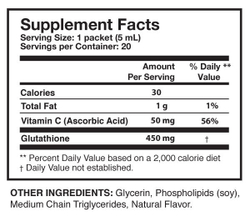 Tri-Fortify™ Orange 20 Pack (GMO-Free) glutathione