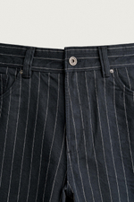 БРЮКИ BALLOON FIT В ТОНКУЮ ПОЛОСКУ — ZARA