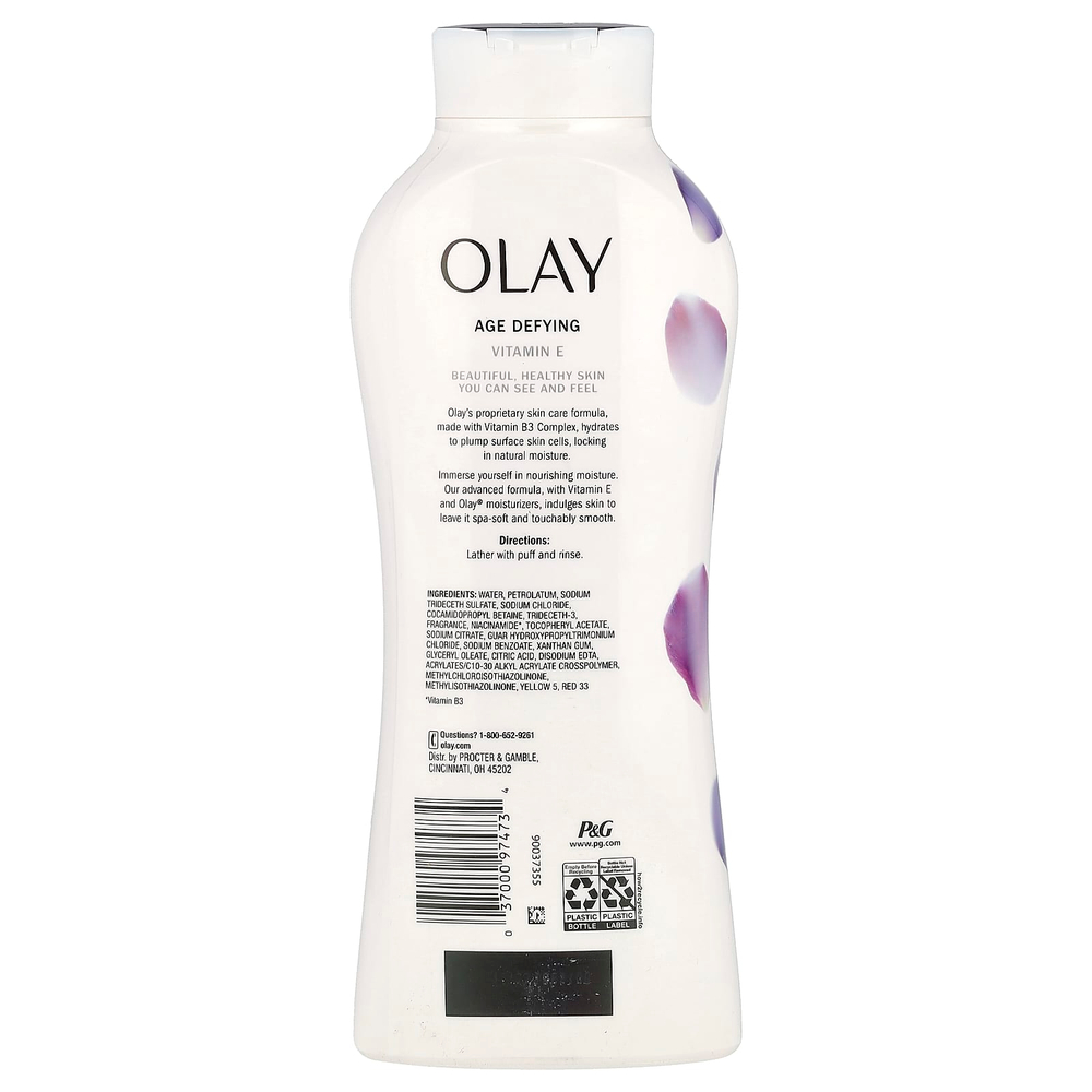Olay, Антивозрастное гель для душа с витамином Е, 650 мл (22 жидк. унц.)