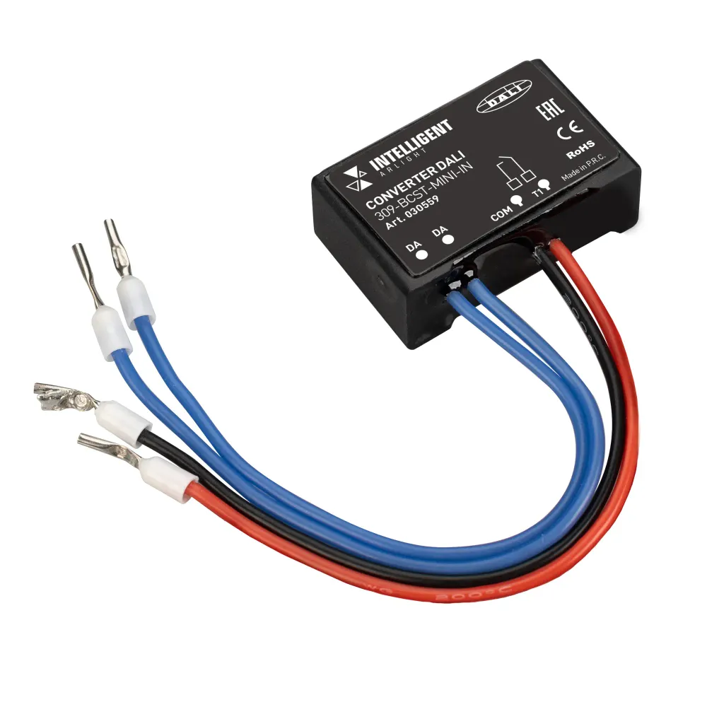INTELLIGENT ARLIGHT Конвертер DALI-309-BCST-MINI-IN (DALI bus) (IARL, Пластик) INTELLIGENT ARLIGHT Конвертер DALI-309-BCST-MINI-IN (DALI bus) (IARL, Пластик)