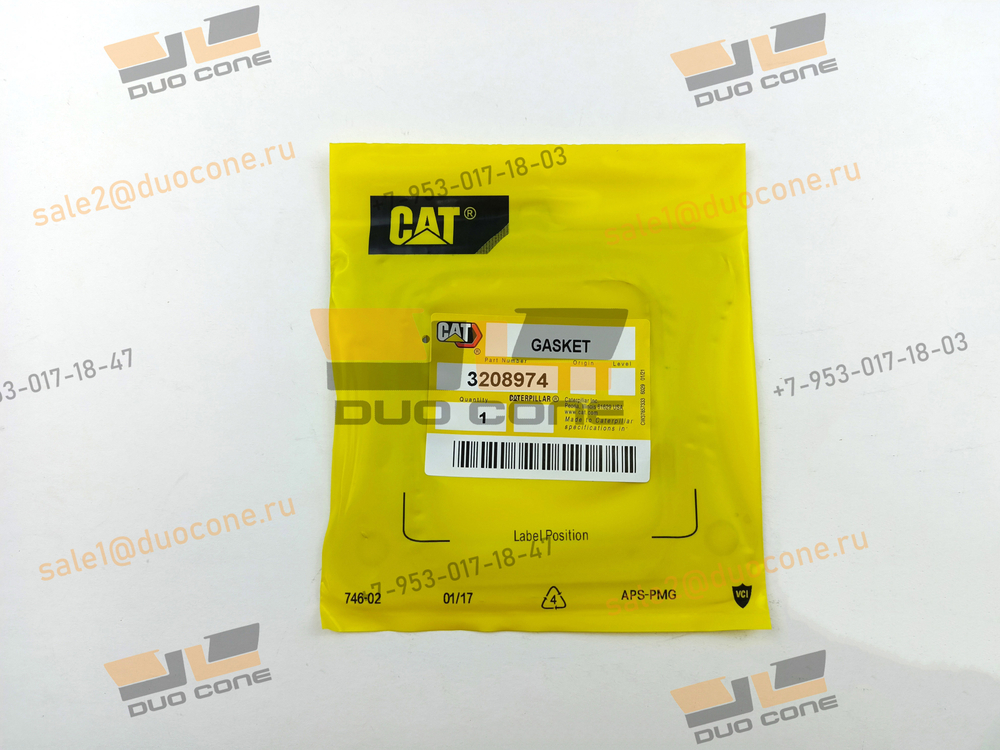 Прокладка Caterpillar 3208974 (320-8974) – оригинальная уплотнительная деталь