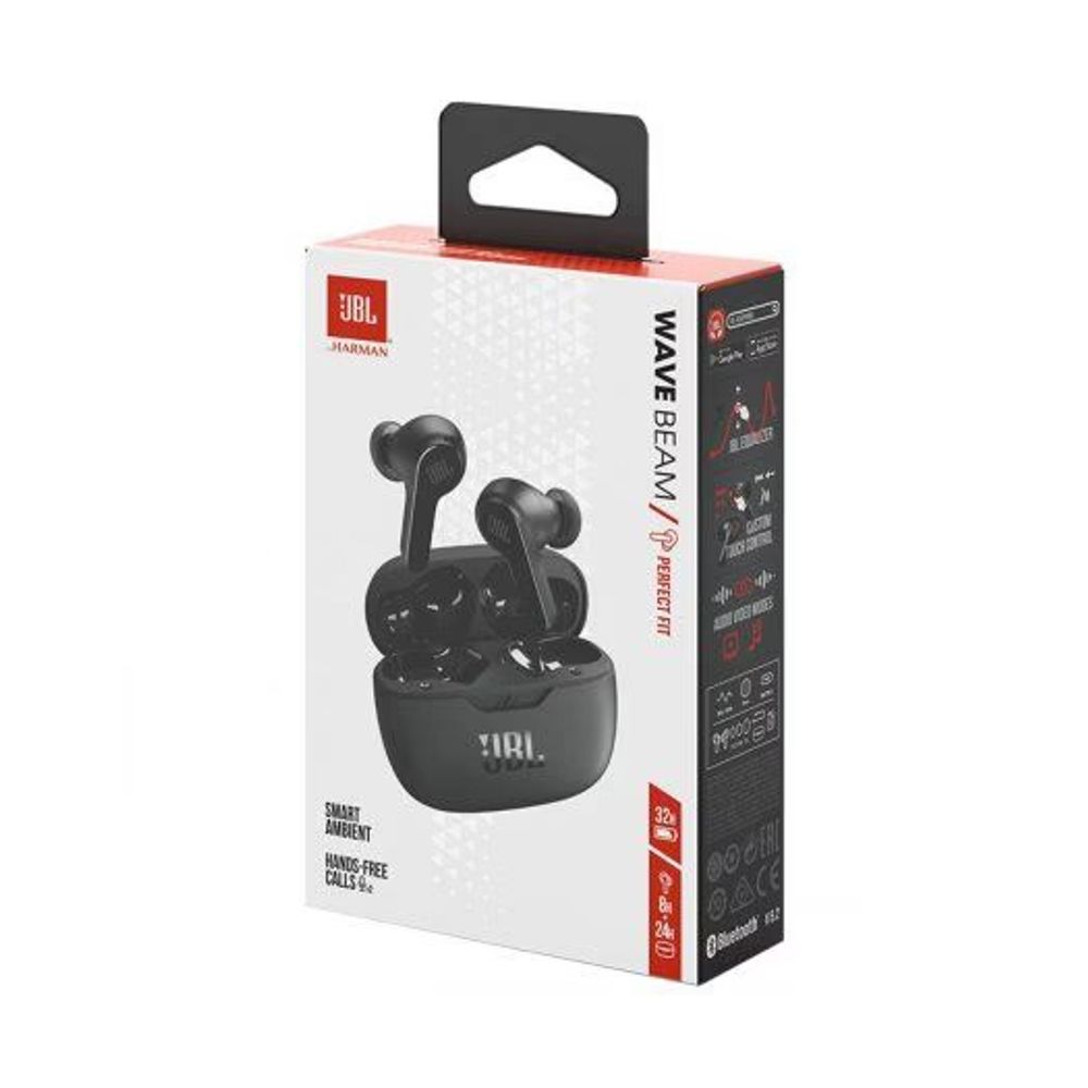 Беспроводные наушники JBL Wave Beam BLK - 6