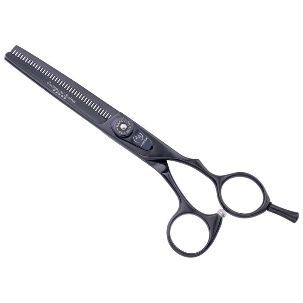 Suntachi Salon Design филировочные ножницы 09-R-6040-BK Black 5+ класс ✅ Оригинал