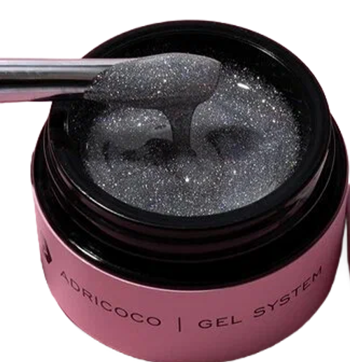 Гель светоотражающий Glam Pop Adricoco №01, 15 мл