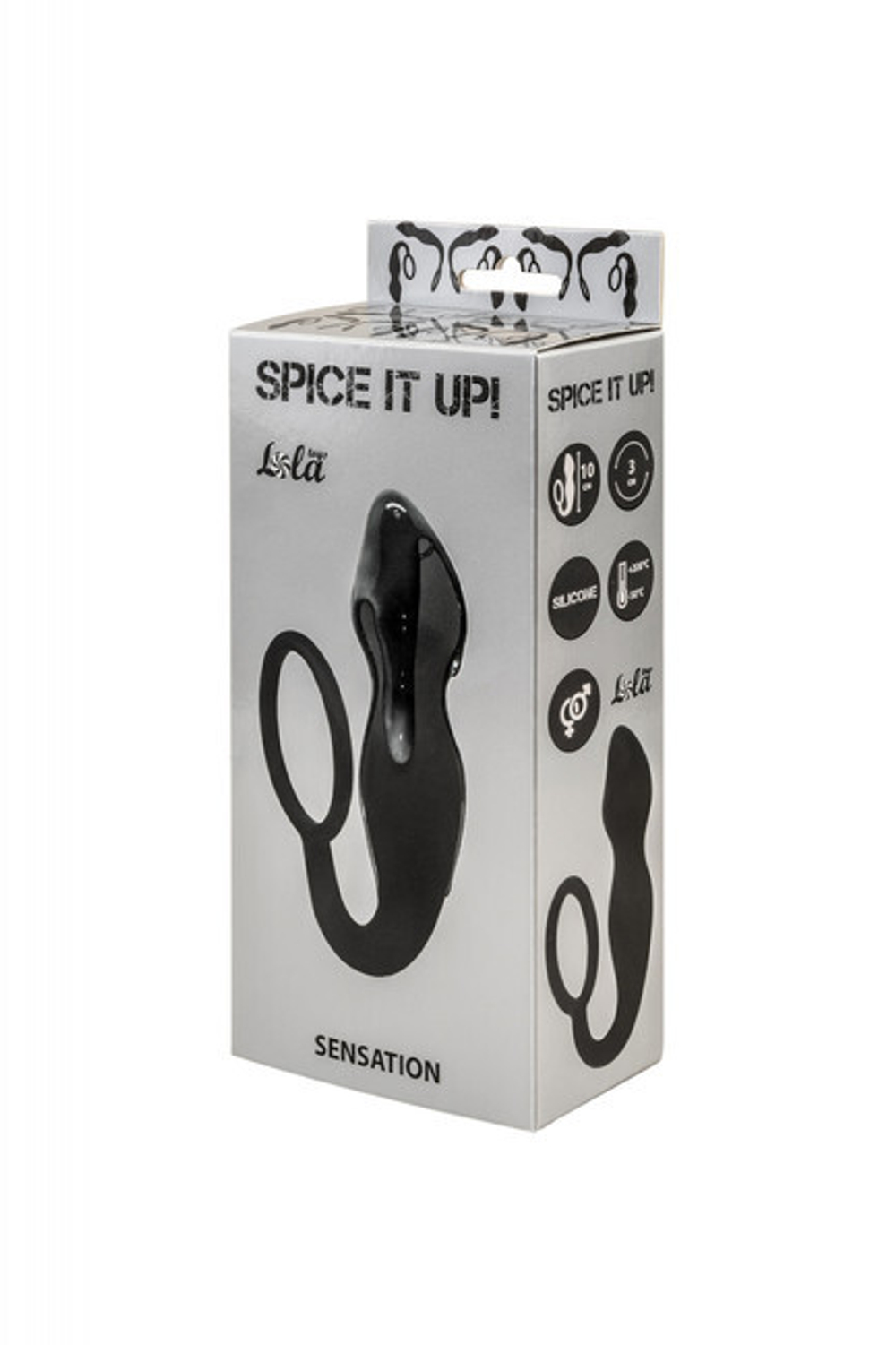 Анальная пробка Spice it up Sensation Black (Цвет: черный)