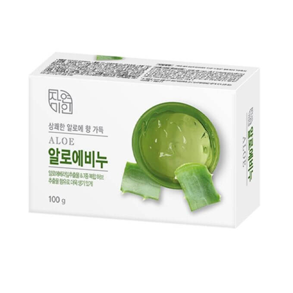 Освежающее туалетное мыло с экстрактом Алоэ вера "Fresh Aloe Soap" кусок 90 г