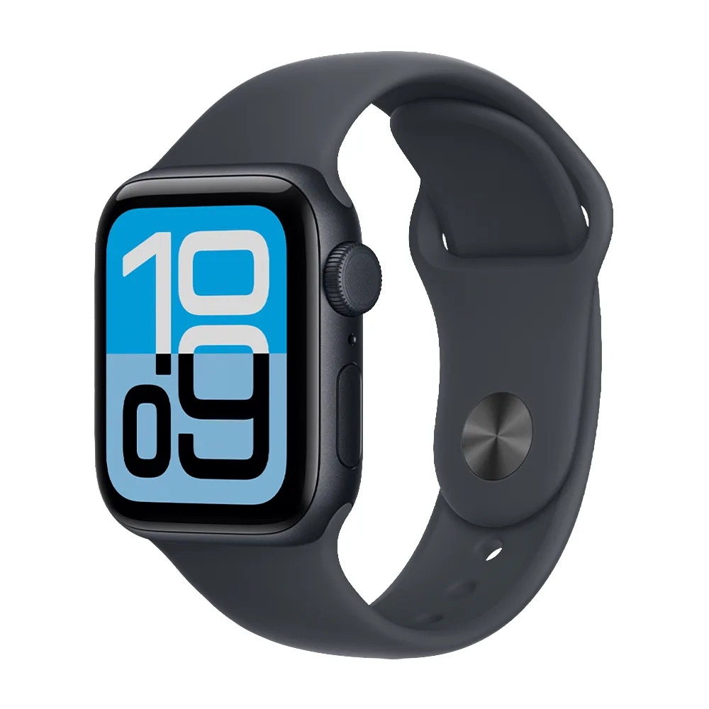 Умные часы Apple Watch SE 3 (2025) GPS, 40mm, Midnight Aluminium Case with Midnight Sport Band, S/M