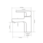 Смеситель Royce Bianco для раковины (RCM-111601BL)