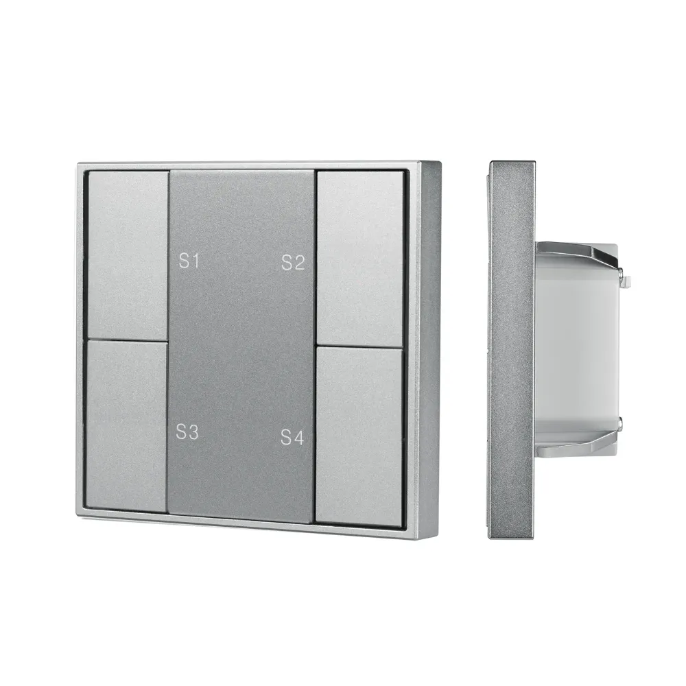 INTELLIGENT ARLIGHT Кнопочная панель DALI-201-23-1G-4SC-IN Silver (BUS, Frame) (IARL, IP20 Металл, 3 года) INTELLIGENT ARLIGHT Кнопочная панель DALI-201-23-1G-4SC-IN Silver (BUS, Frame) (IARL, IP20 Металл, 3 года)
