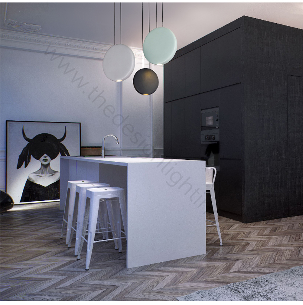 Pendant design lamp Cosmos by Vibia (3 lampshade )