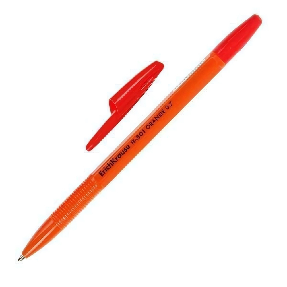 Ручка шариковая 0,7 мм, красная "Original Stick R-301" (ErichKrause)