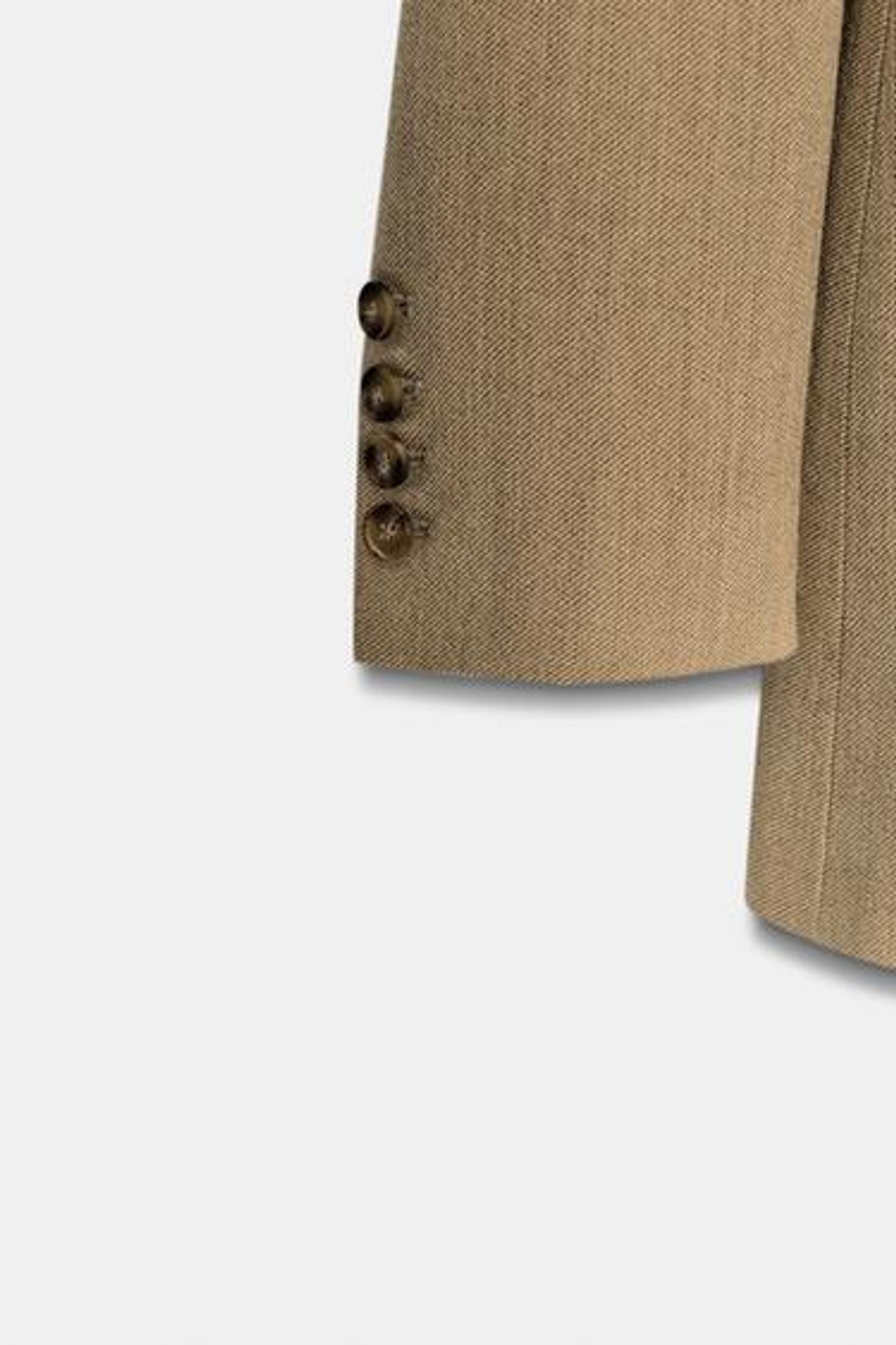 Блейзер из смешанной шерсти, облегающий силуэт, коллекция ZW - ZARA