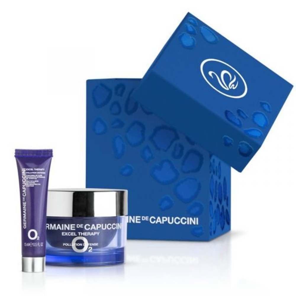 GERMAINE DE CAPUCCINI Trendy Box: Excel Therapy O2 Cream &  Eye Cream
