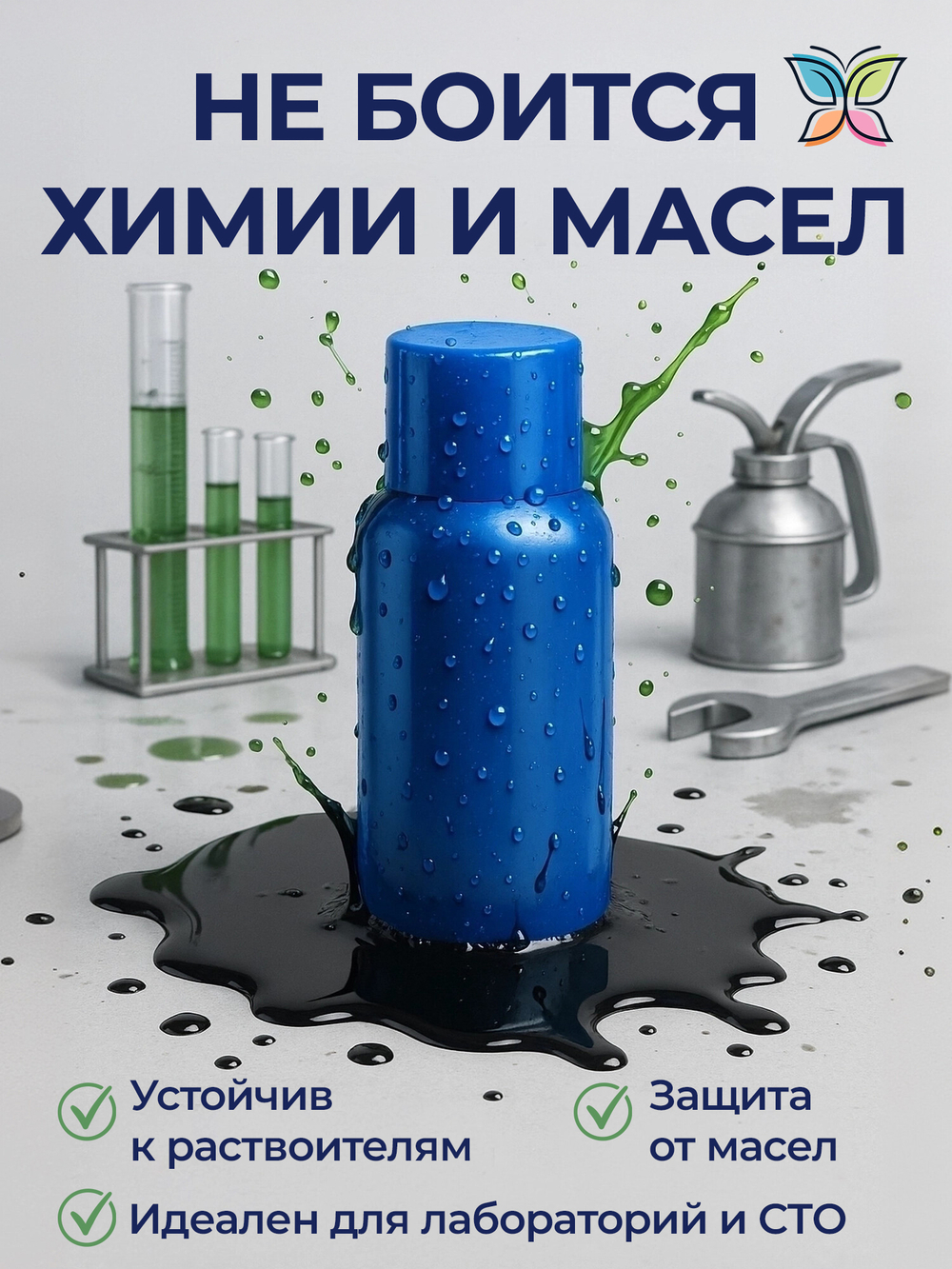 Эпоксидная краска 2К: износостойкое покрытие для пола, металла и бетон 2.5 кг