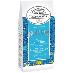 Кофе молотый Puro Arabica Decaffeinato, 250 гр.