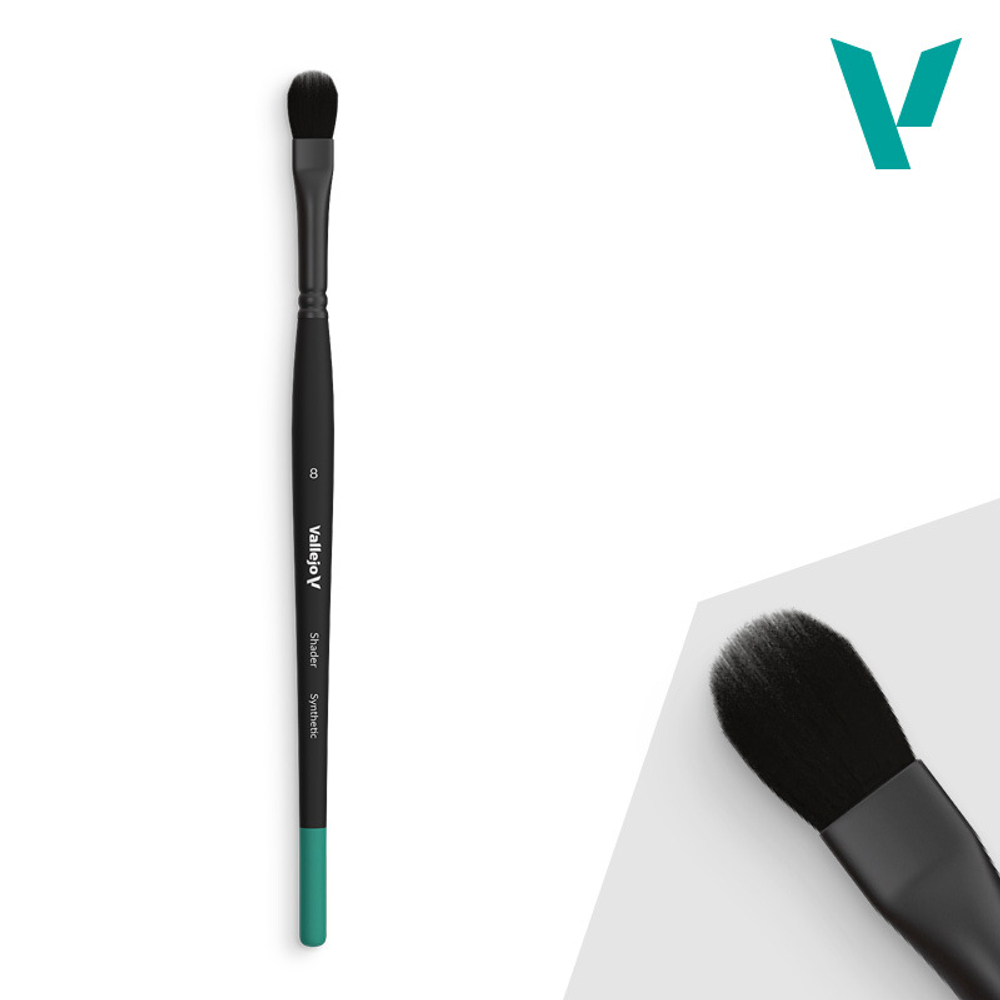 Filbert Shader Flat Synthetic Brush No. 8