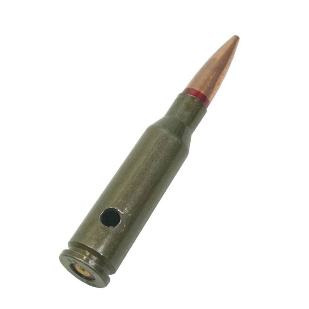 Учебный патрон, калибр 5,45х39 на АК-74М, зелёная гильза