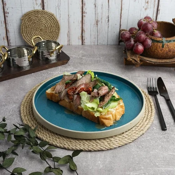 Тарелка с бортом d 26 см h1,8 см Mountain Blue Taiga P.L. Proff Cuisine [4]