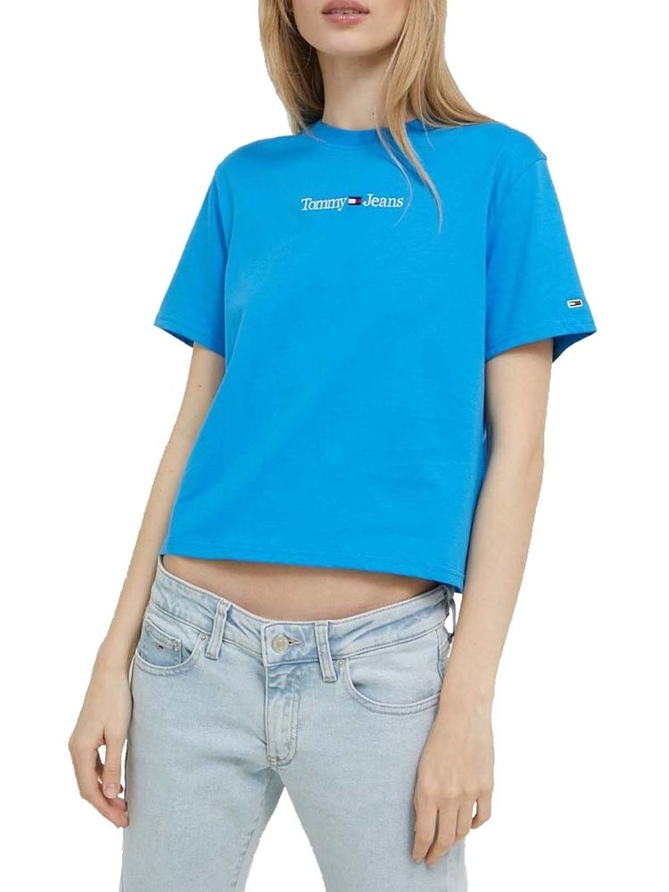 Футболка женская TOMMY JEANS CLS SERIF LINEAR TEE
