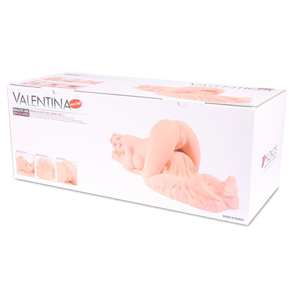 Мастурбатор-полуторс 50x23x20см с двойным слоем материала Kokos Valentina