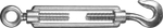 STAYER DIN 1480, М8, 10 шт, талреп крюк-кольцо (30515-08)