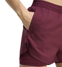 Женские теннисные шорты Adidas Workout Essentials 2in1 - maroon