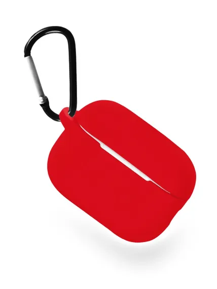 Чехол силиконовый Gurdini Silicone Case с карабином для AirPods Pro 2 Красный