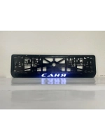 Рамка для номера с LED подсветкой надписи. Саня.