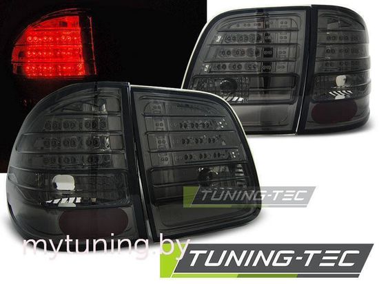 Задние фонари smoke led для Mercedes E W210 kombi