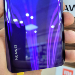 Крышка для Huawei Nova 3 (заднее стекло) "хорошее качество" цвет: сине-фиолетовый