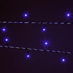 Новогодняя гирлянда нить голубой 5м IP20 400-001 голубой, LED