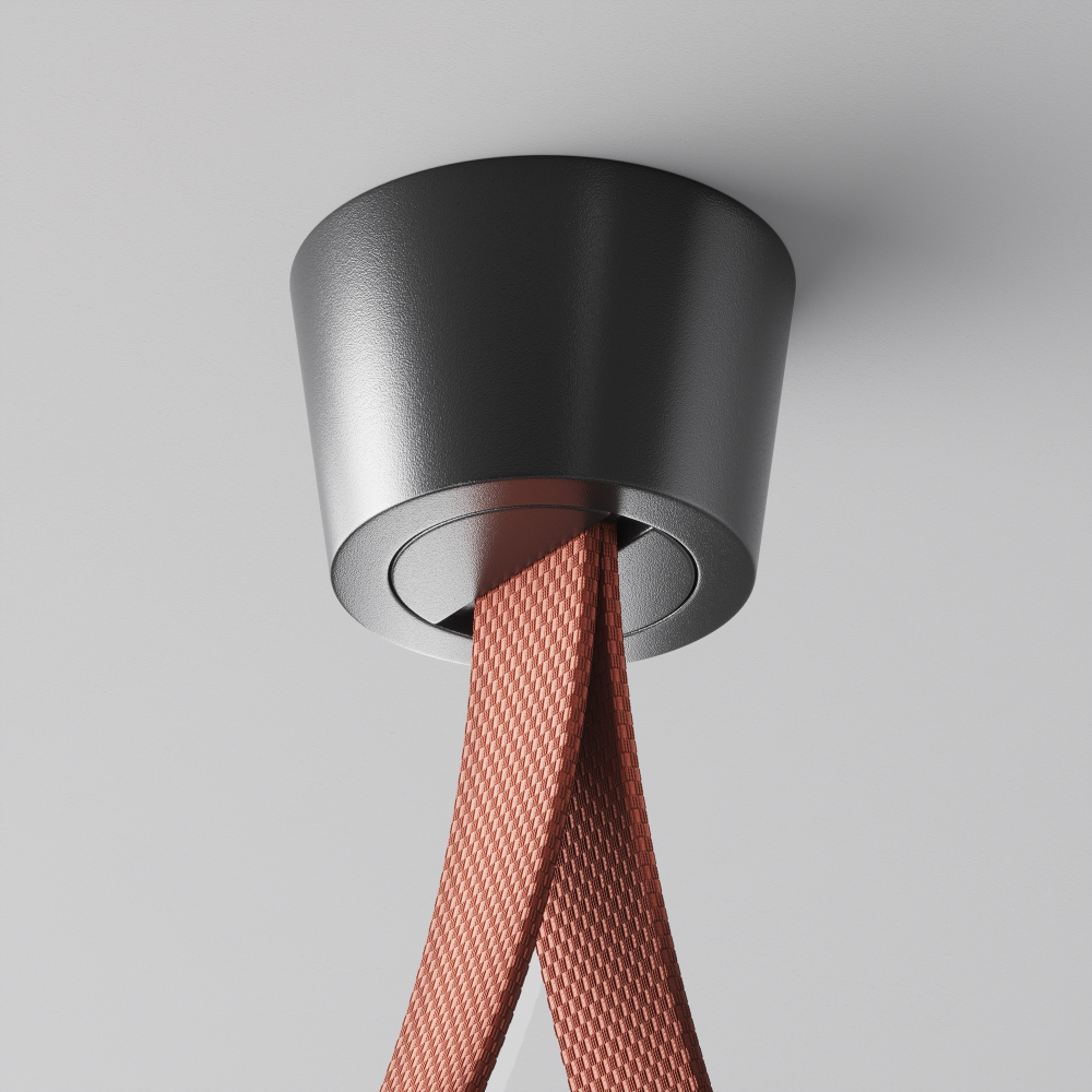 Чаша накладная для двойного вывода ленты Maytoni Parity TRA130CRDuo-B