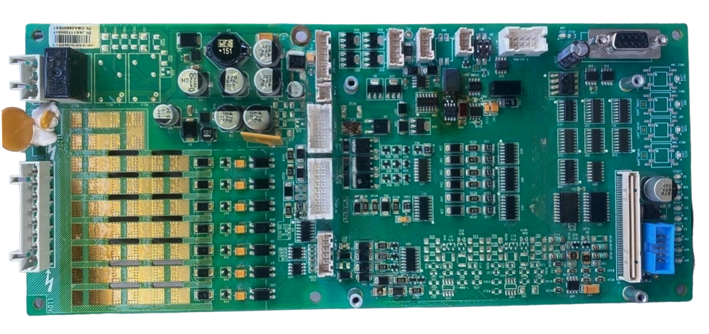 Сборка плат GECB-AP (EE1) и COMPUTING CORE (AVP6) OTIS.