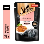 Форель ломтики в желе, 75г влажный корм для кошек Sheba